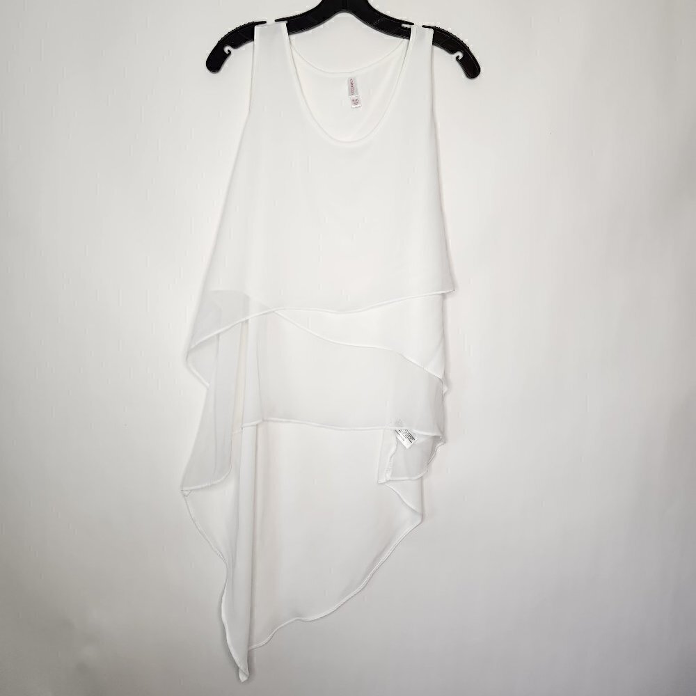 Xhilaration White Strap Top